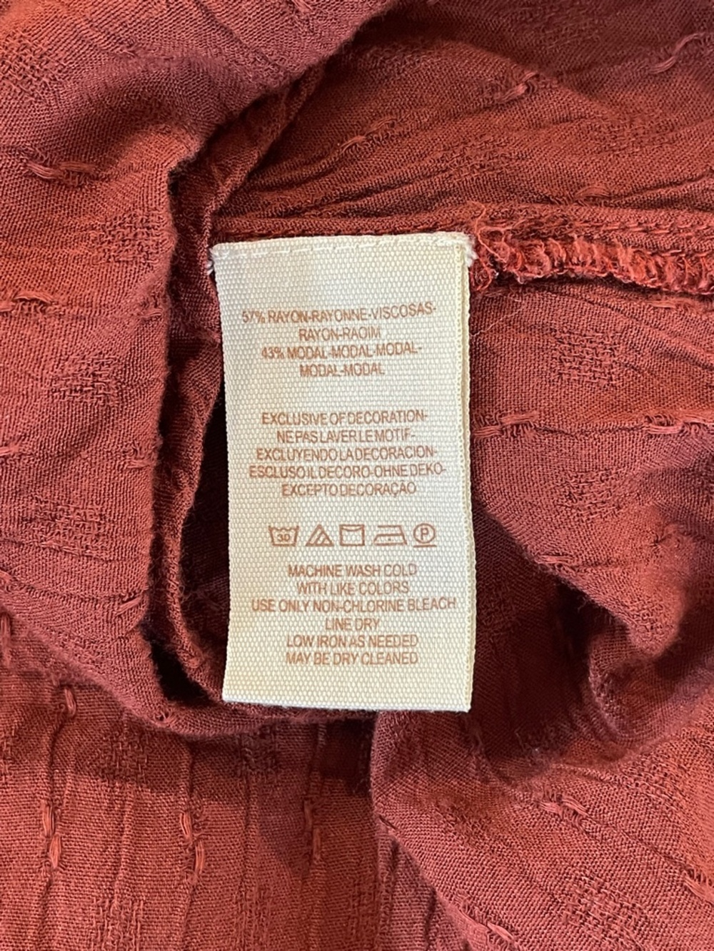 Free People Women's Canyon Rose Metallic Embroidered Hi Low Blouse XS - Picture 9 of 9